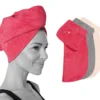 100 Cotton Hair Towel & Wrap: Towels Cap & Head Wrap